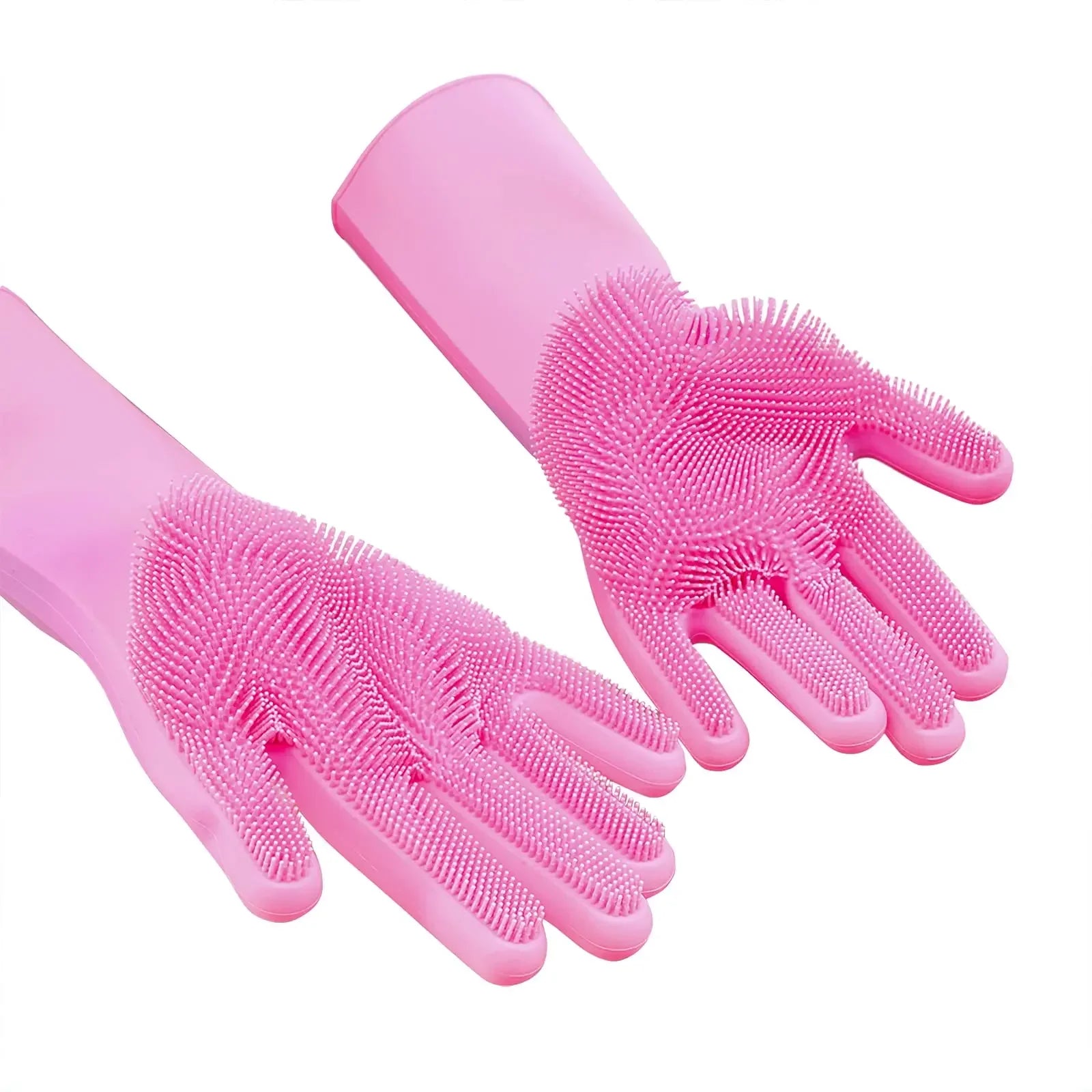 Pet Cleaning Gloves Bath Massage Hair Removal Gloves Silicone Hair Removal Comfortable Clean Anti-Bite Gloves Dog Bath Gloves