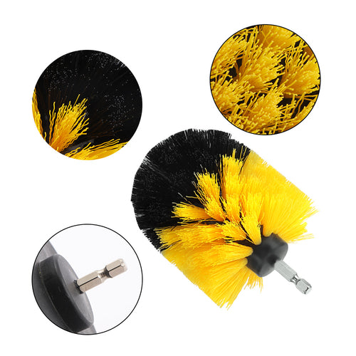 4-Inch Power Drill Cleaning Brush - Professional Bathroom & Tile Scrubber