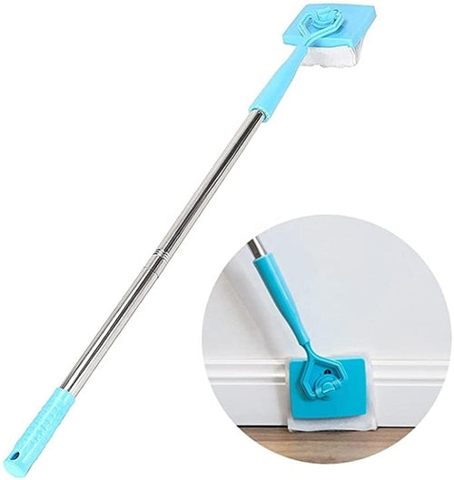Extendable Baseboard Cleaning Mop - 135cm Retractable Microfiber Duster
